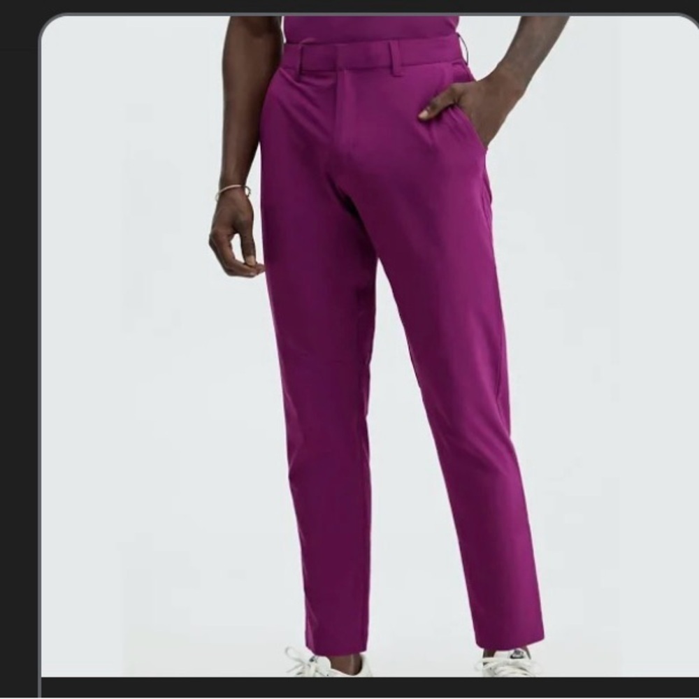 Fabletics Men's The Only Pant Performance Purple Size XS